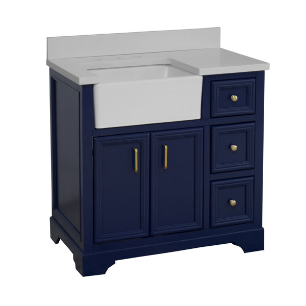 Sand & Stable Emiliano 36'' Single Bathroom Vanity with Top & Reviews